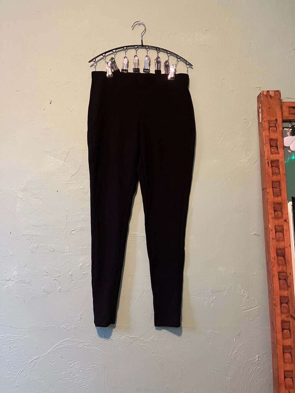 Chico's Leggings Size 0 Black Ponte Stretch Pull-On Pants